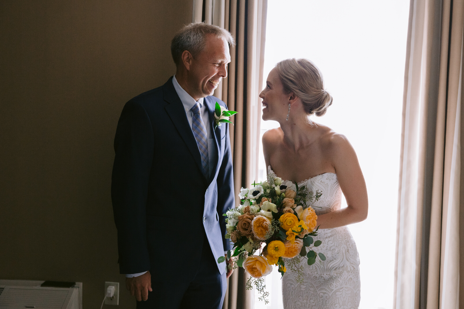 Bride with her father peabody essex museum wedding